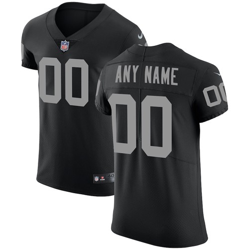 Las Vegas Raiders Custom Jersey Black 2020 Elite Football