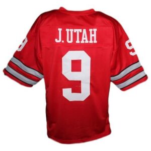 Men Johnny Utah Point Break Movie Keanu Reaves Men Football Jersey Red