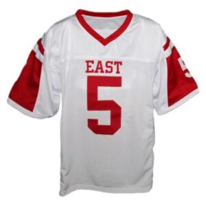 Men  Vince Howard #5 East Dillon Lions Men   Football Jersey White