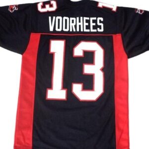 Men  Voorhees #13 Mean Machine Longest Yard Movie Football Jersey Black