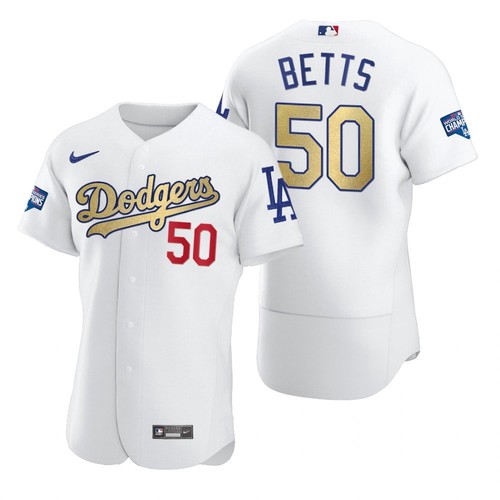 dodgers gold championship jersey price