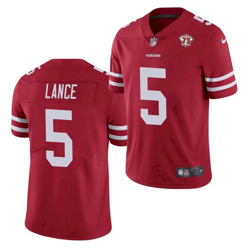 trey lance in 49ers uniform