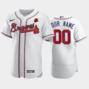 Atlanta Braves Jersey Custom Name Number Memorial Day Baseball White
