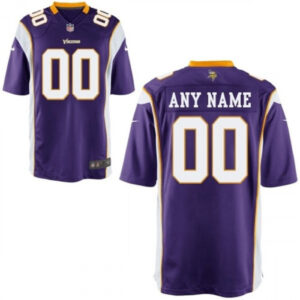 Minnesota Vikings Customized Team Color Jersey - Game