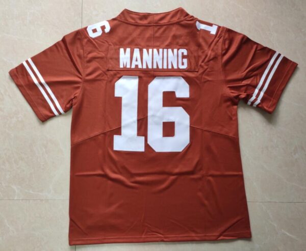 Texas Longhorns #16 Arch Manning Jerseys College Football Orange