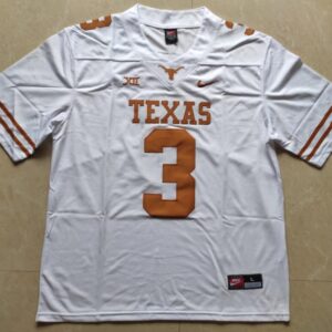 Texas Longhorns #3 Quinn Ewers College Football Jerseys