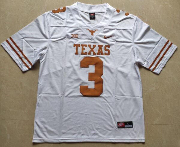 Texas Longhorns #3 Quinn Ewers College Football Jerseys