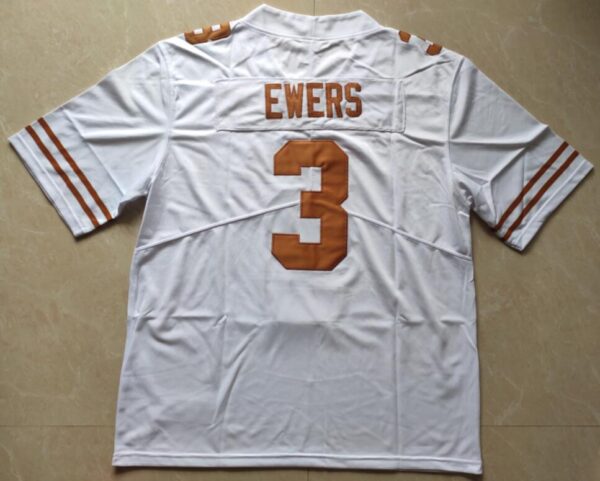 Texas Longhorns #3 Quinn Ewers College Football Jerseys