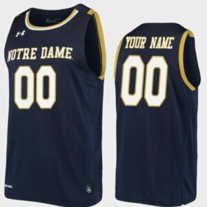 Custom Notre Dame Jersey Name and Number College Basketball Navy