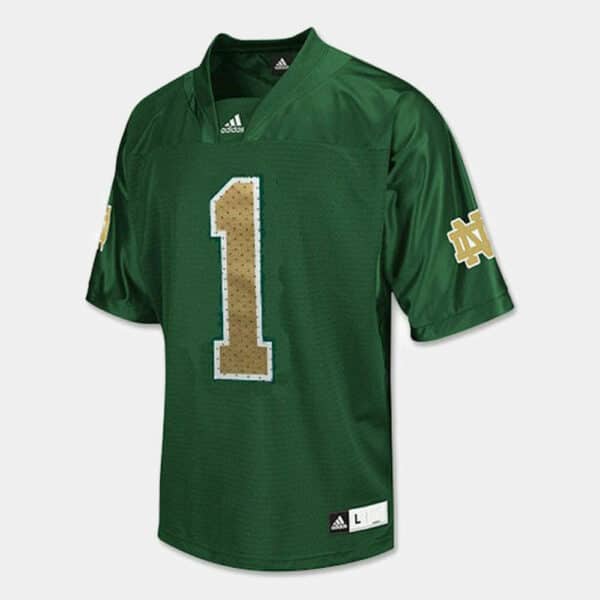 Notre Dame Fighting Irish #1 Louis Nix Iii College Football Green Jersey