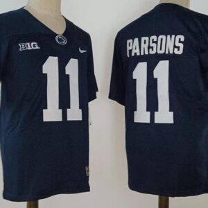 Penn State Natty Lions #11 Micah Parsons Navy Blue NCAA Jersey