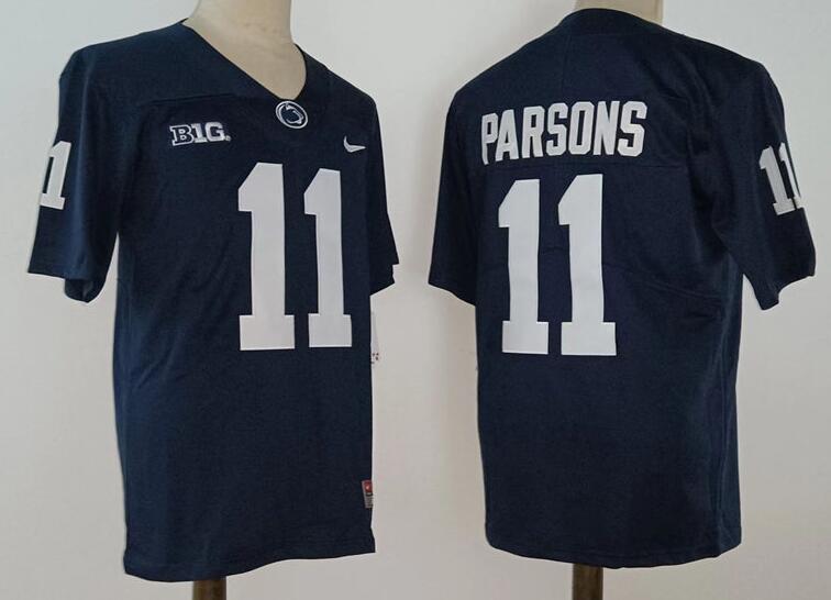 Penn State Natty Lions #11 Micah Parsons Navy Blue NCAA Jersey