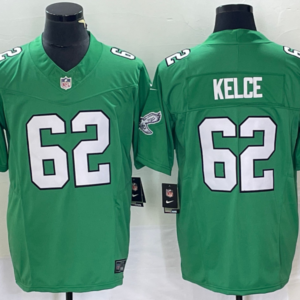 Philadelphia Eagles #62 Jason Kelce Green 2023 FUSE Limited Jersey