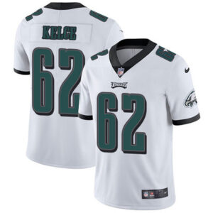 Philadelphia Eagles #62 Jason Kelce White Stitched Limited Jersey
