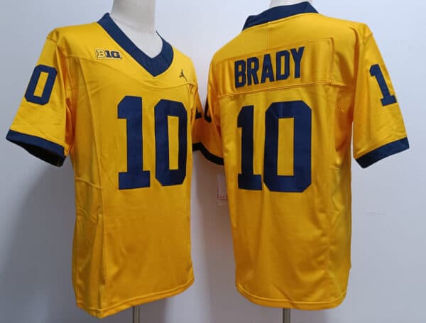 Tom Brady Jersey Yellow