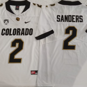 COLORADO BUFFALOES White #2 SANDERS