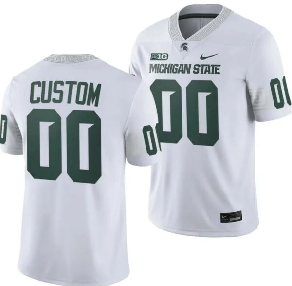 MSU Custom Jersey Name and Number NCAA Football