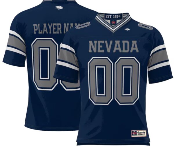 Nevada Wolf Pack Custom Jersey Name and Number