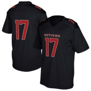 Custom Rutgers Football Jersey Name And Number NCAA College Football Black