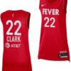 Caitlin Clark Jersey #22 Indiana Fever Basketball 2023 Rebel Edition Unisex Victory Red