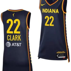 Caitlin Clark Jersey #22 Indiana Fever Basketball 2024 WNBA Draft Explorer Edition Navy
