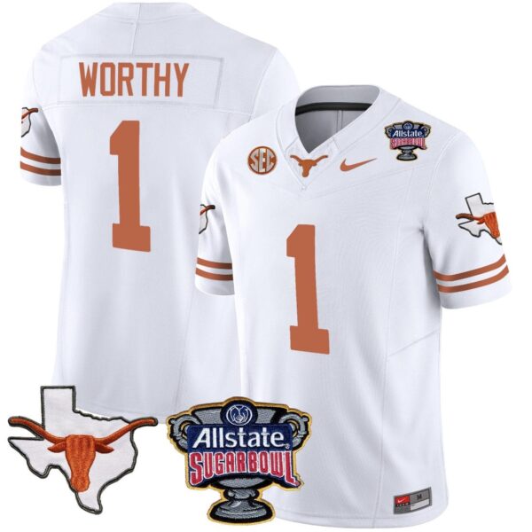 Xavier Worthy Jersey #1 Texas Longhorns