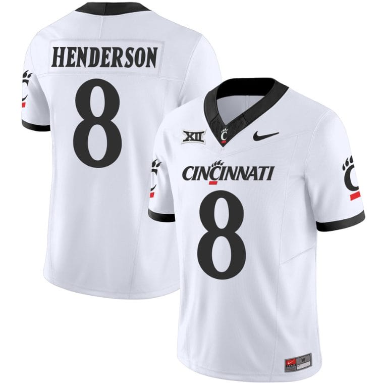 Henderson Jersey #8 Cincinnati Bearcats