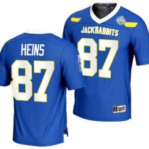 Zach Heins Jersey #87 South Dakota State Jackrabbits 2023 FCS Football National Champions Blue