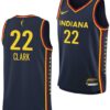 Caitlin Clark Indiana Fever Jersey 2024 WNBA Draft Explorer Edition Stitched Navy