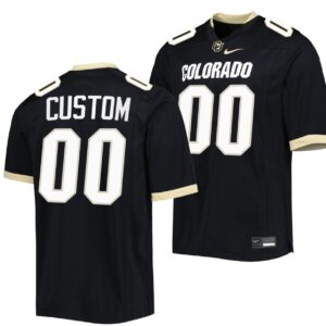 Custom Colorado Buffaloes Jersey Name and Number NCAA College Football Untouchable Black