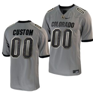 Custom Colorado Buffaloes Jersey Name and Number NCAA College Football Untouchable Grey
