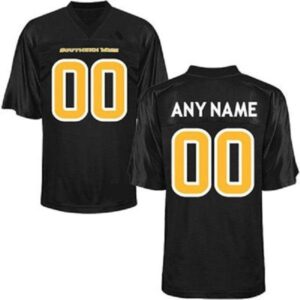 Custom Southern Miss Golden Eagles Jersey Name and Number NCAA College Football Style 1