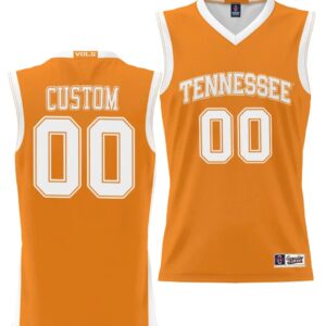 Custom Tennessee Vols Jersey Name and Number NIL College Basketball Lightweight Orange