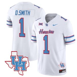 Donovan Smith Jersey #1 Houston Cougars Oilers Inspired Vapor College Football Limited White