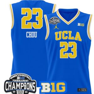 Women's Natalie Chou Jersey #23 UCLA Bruins 2025 Champions Basketball Royal