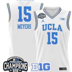 Women's Ann Meyers Jersey #15 UCLA Bruins 2025 Champions Basketball White
