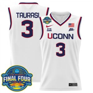 Diana Taurasi Jersey #3 UConn Huskies 2025 Big Eat Final Four Patch White