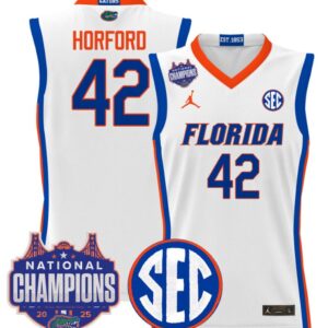 Al Horford Jersey #42 Florida Gators 2025 National Champions Patch White