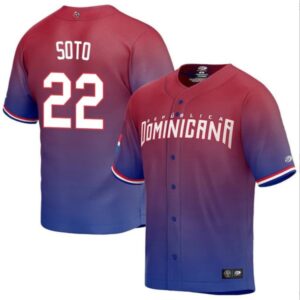 Dominican Baseball Juan Soto World Baseball Classic Jersey ? Red