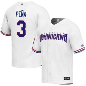 Dominican Baseball Jeremy Pena World Baseball Classic Jersey ? White