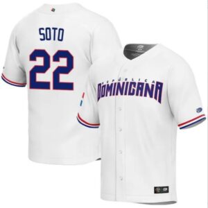 Dominican Baseball Juan Soto World Baseball Classic Jersey ? White