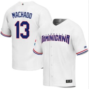 Dominican Baseball Manny Machado World Baseball Classic Jersey ? White
