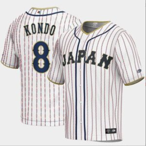 Japan Baseball Kensuke Kondo World Baseball Classic Jersey ? White