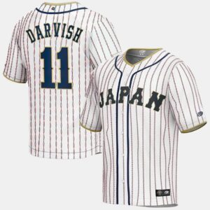 Yu Darvish #11 Japan Baseball World Baseball Classic Jersey ? White
