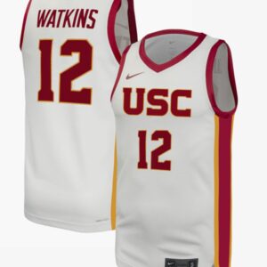 USC Trojans #12 Juju Watkins Jersey White College Basketball Stitched