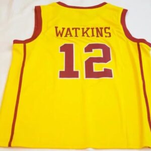 USC Trojans #12 Juju Watkins Jersey Gold College NCAA Basketball Stitched