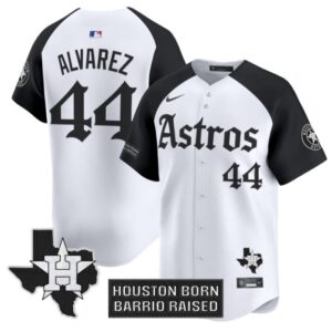 Yordan ?lvarez Jersey #44 Houston Astros Gothic Edition Vapor Premier Limited Stitched Alternate