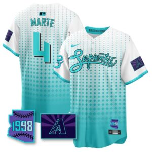 Ketel Marte Jersey #4 Arizona Diamondbacks Serpientes City Connect Stitched White