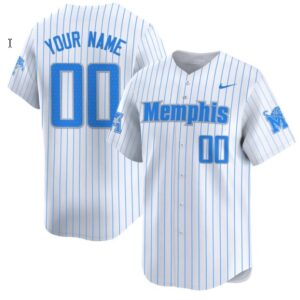Custom Memphis Tigers Jersey Name and Number Pinstripe All Stitched