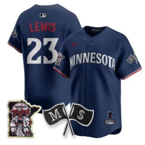 Royce Lewis Jersey #23 Minnesota Twins Alternate Limited Stitched Navy